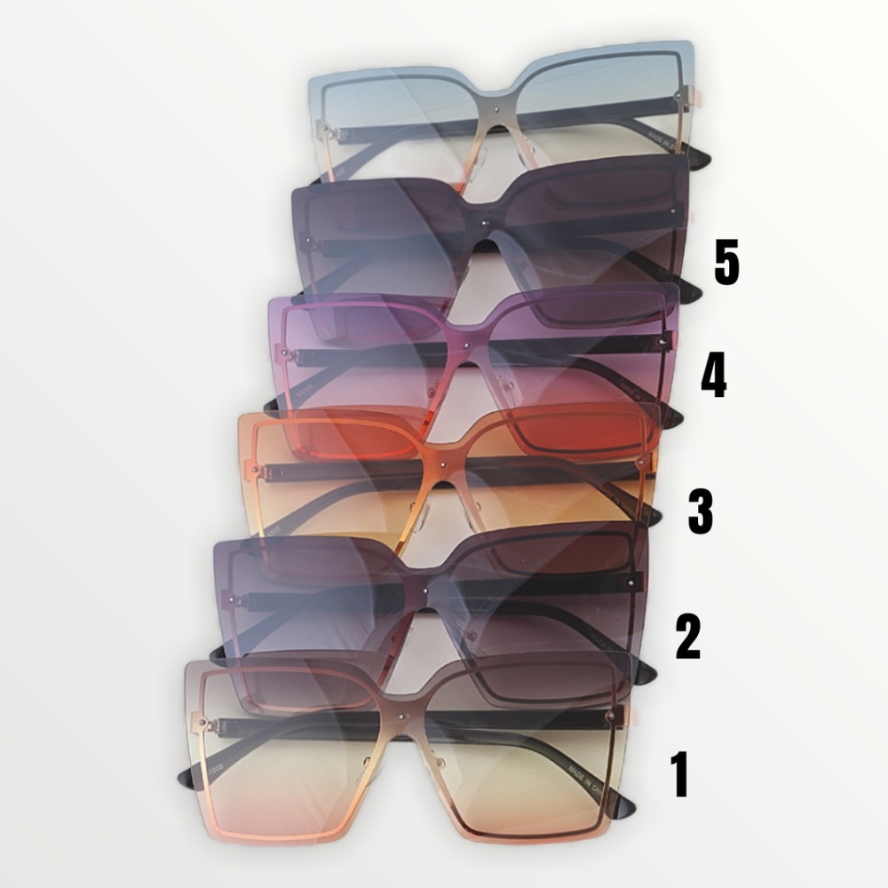 OVERSIZED LENS SHIELD SUNGLASSES